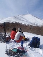 スノーシューでお手軽ピークハント