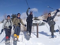 あさま軽井沢スノーシューでピークハント、あと少し！