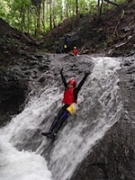 キャニオニング碓氷軽井沢、ちょい滝滑り満載!