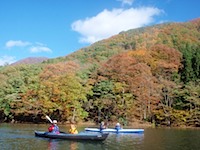 関東軽井沢群馬でカヌーカヤック体験ツアー 湖で水上散歩を楽しもう！