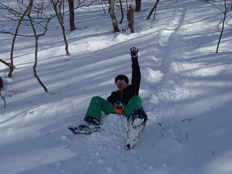 関東,軽井沢で雪山の冒険,バックカントリーそり遊び体験ツアー