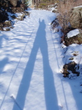 足なが影。雪山をスノーシューで楽しもう！
